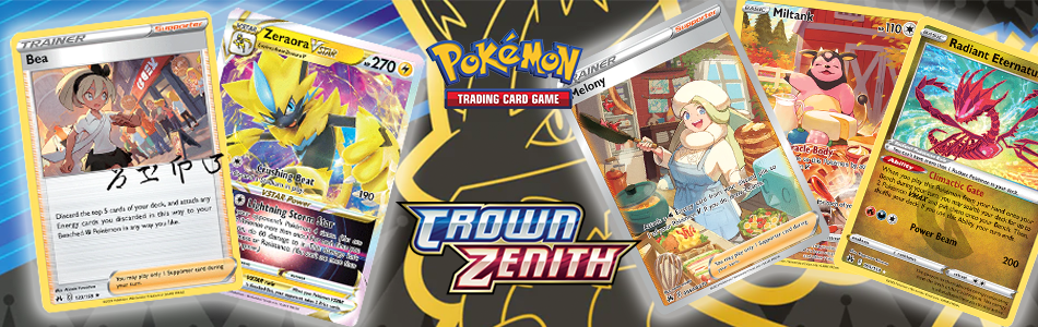 Zeraora VSTAR, Radiant Eternatus, and More from Pokémon TCG: Crown Zenith