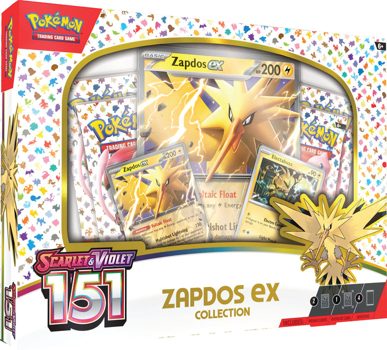Pokémon TCG: Scarlet & Violet -151 Zapdos ex Collection